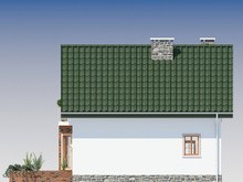 Проект небольшого загородного домика с сауной