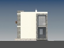 Проект компактного современного двухэтажного дома