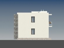 Проект компактного современного двухэтажного дома
