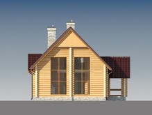 Проект дома из бруса - идеальный для дачи