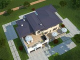 Красивый проект 2х этажного удобного дома с плоской крышей