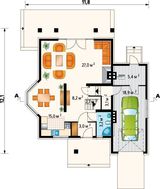 Привлекательный проект дома 12 на 12