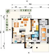 Стильный загородный особняк с мансардным этажом
