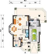 Стильный небольшой коттедж с четырьмя спальнями