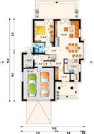 Проект современного особняка с эркерами и балконами