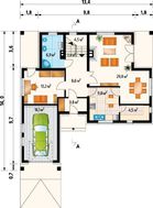 Комфортабельный особняк со стильными комнатами