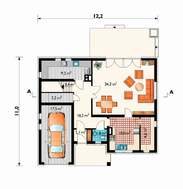 Проект загородного особняка с современным дизайном