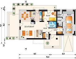 Проект классического особняка с элементами модерна