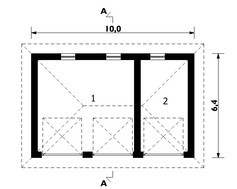 Проект гаража на три машины