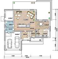 Проект загородной усадьбы площадью 320 m²
