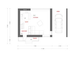 Небольшая красивая вилла в классическом стиле с гаражом и мансардой