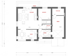 Проект двухэтажной просторной виллы в классическом стиле с гаражом
