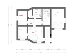 Проект большого трехэтажного коттеджа в классическом стиле с кабинетом над гаражом