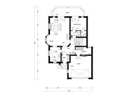 Проект просторного особняка с мансардой и гаражом на 2 авто