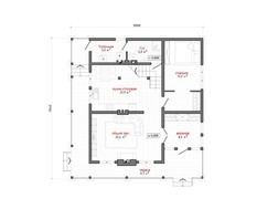 Проект каркасного дома с мансардой