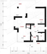 Компактный домик с подвальным этажом и мансардой