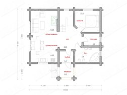 Проект дома из бруса - идеальный для дачи