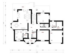 Проект огромного загородного коттеджа