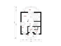 Проект небольшого загородного коттеджа