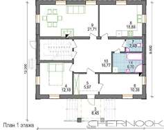 Проект роскошного 2-х этажного коттеджа с изящным фасадом