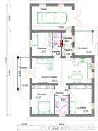 Проект загородного дома 130 m²