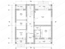 Проект светлого двухэтажного дома 12 на 12