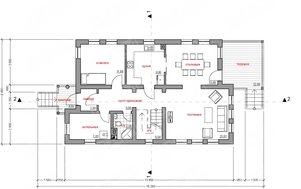 Великолепный проект практичного красивого 2х этажного особняка на 190 m²