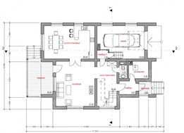 Дом с мансардой 10м на 17м