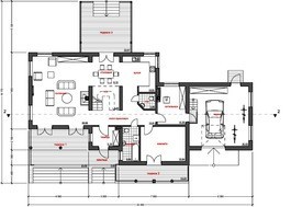 Красивый проект удобного современного дома 300 m²
