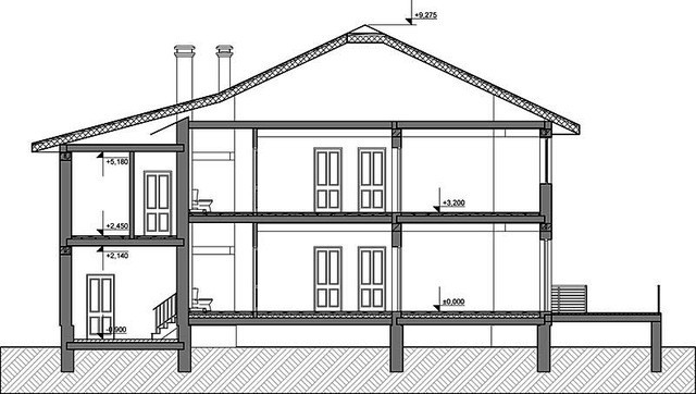 Красивый проект жилого дома с террасой и удобной планировкой
