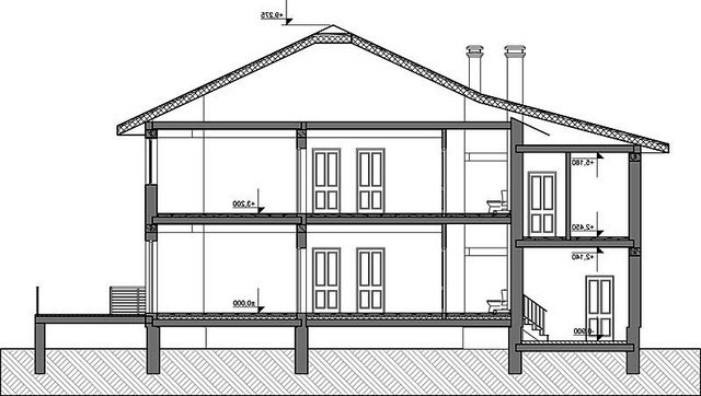 Красивый проект жилого дома с террасой и удобной планировкой