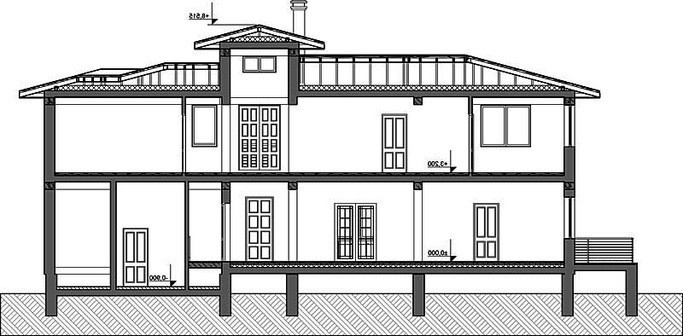 Красивый проект 2х этажного удобного дома с плоской крышей