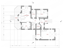 Красивый проект роскошного изысканного дома с необычным фасадом