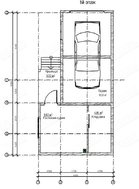 Архитектурный проект гаража с маленькой сторожкой