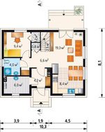 Стильная вилла с просторными комнатами