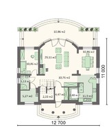 Архитектурный проект великолепной усадьбы с шестью спальнями