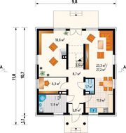 Красивый загородный особняк с шестью спальнями