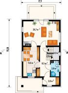 Архитектурный проект красивой усадьбы с симпатичным дизайном