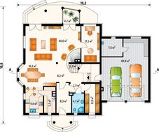 Превосходная загородная вилла с площадью 340 m²