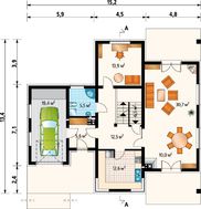 Оригинальный загородный коттедж с неповторимым дизайном