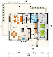 Прекрасный загородный дом с шестью комнатами