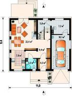 Стильный коттедж с неповторимым дизайном и светлой террасой