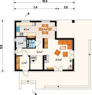 Красивый загородный особняк с пятью спальнями и большой кухней