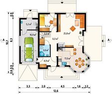 Большая загородная усадьба с гаражом и террасой