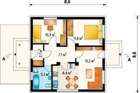 Примечательный проект коттеджа в псевдокитайском стиле