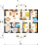 Красивый одноэтажный особняк